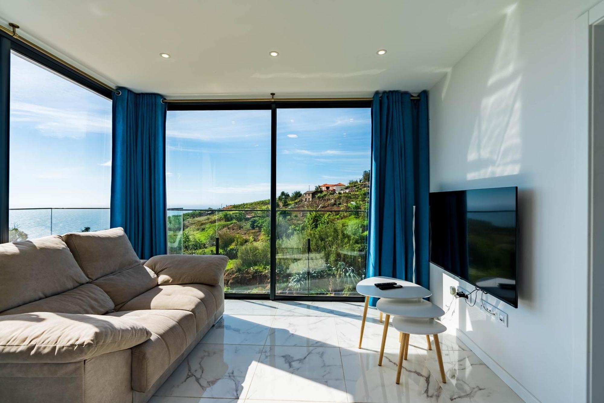 Appartement Casa Branca, Beautiful Sea View à Estreito Da Calheta Extérieur photo